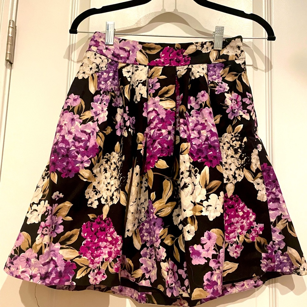 WHBM floral skirt